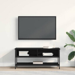 Walplus Tv Cabinet Black Oak 100 X 35 X 45 Cm Engineered Wood - thumbnail 4