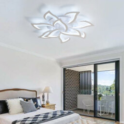 Pheashine Dimmable Petal Led Ceiling Light,70W Dia 82Cm White Acrylic With Remote Control For Living Room, Bedroom Or Kitchen - thumbnail 8