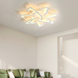 Pheashine Dimmable Petal Led Ceiling Light,70W Dia 82Cm White Acrylic With Remote Control For Living Room, Bedroom Or Kitchen - thumbnail 6