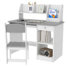 Zonekiz Kids Desk And Chair Set With Storage, For Ages 5-8 Years - thumbnail 2
