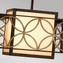 Luminosa Lighting Elstead Remy 1 Light Ceiling Pendant Bar Gold, Bronze, E27 - thumbnail 4