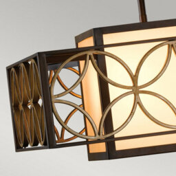 Luminosa Lighting Elstead Remy 1 Light Ceiling Pendant Bar Gold, Bronze, E27 - thumbnail 3