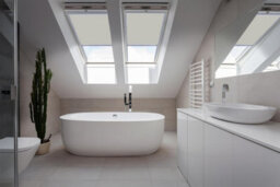 Classic Roof Blind  Window Code (P01C) Cream For Keylite Roof Windows, Blackout Blind - thumbnail 3