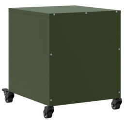 Berkfield Bedside Cabinets 2 Pcs Olive Green 36X39X43.5 Cm Steel - thumbnail 8