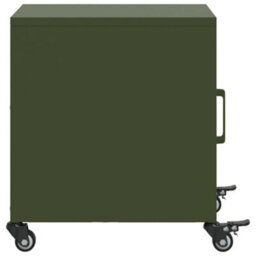 Berkfield Bedside Cabinets 2 Pcs Olive Green 36X39X43.5 Cm Steel - thumbnail 7