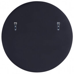 Beliani Round Wall Mirror 57Cm - Leaf-Pattern Gold Frame, Mdf, No Assembly Required - thumbnail 4