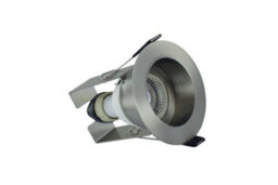 Luminosa Lighting Luminosa Led Fire Rated Downlight Recessed Insulation Guard / Gu10 Holder Satin Nickel Ip65