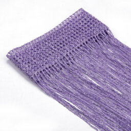 Neel Blue String Curtains Glitter Fringe Panel Fly Screen Doorway Tassel Curatin, 200Cm X 90Cm - Light Purple - thumbnail 2