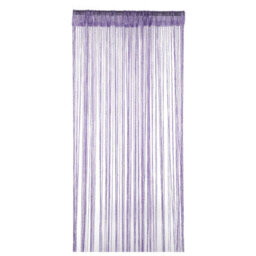Neel Blue String Curtains Glitter Fringe Panel Fly Screen Doorway Tassel Curatin, 200Cm X 90Cm - Light Purple - thumbnail 3