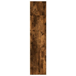 Berkfield Bookcase Smoked Oak 80X24X109 Cm Engineered Wood - thumbnail 5