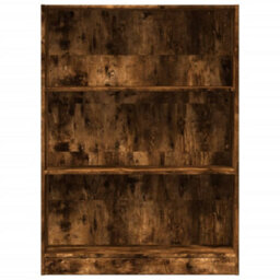 Berkfield Bookcase Smoked Oak 80X24X109 Cm Engineered Wood - thumbnail 4