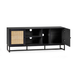 Oakham Premium Portree Tv Unit In Black - thumbnail 2