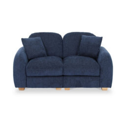 Cloud Deep Blue 2 Seater Sofa - Fully Assembled By Roseland Furniture