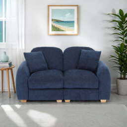 Cloud Deep Blue 2 Seater Sofa - Fully Assembled By Roseland Furniture - thumbnail 5