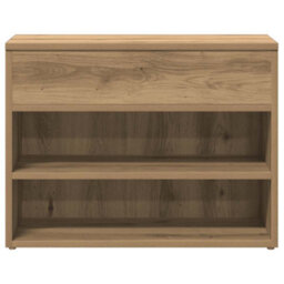 Vidaxl Shoe Bench Artisan Oak 60X30X45 Cm Engineered Wood - thumbnail 5