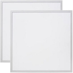 Plum&clay Backlit Ceiling Tile Led Panel Light White 30W Pack Of 2 (L)595mm