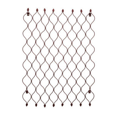 Ivyline Outdoor Honeycomb Trellis - Mild Steel - L2.5 X W78 X H110 Cm - Bronze - image 1
