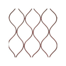 Ivyline Outdoor Honeycomb Trellis - Mild Steel - L2.5 X W78 X H110 Cm - Bronze - thumbnail 3