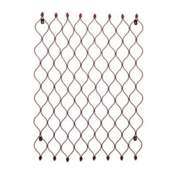 Ivyline Outdoor Honeycomb Trellis - Mild Steel - L2.5 X W78 X H110 Cm - Bronze - thumbnail 1