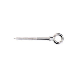 Kookaburra Silver Stainless Steel Eyebolt Screw Shade Sail Fitting Garden Patio Fixing Accessory - thumbnail 1