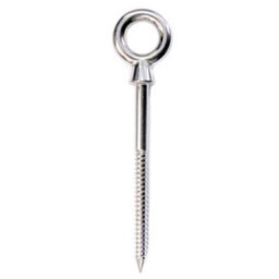 Kookaburra Silver Stainless Steel Eyebolt Screw Shade Sail Fitting Garden Patio Fixing Accessory - thumbnail 2