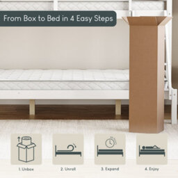 Lassic Vida Designs Bunk Bed Foam Mattress, Double - thumbnail 5