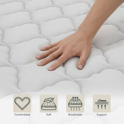 Lassic Vida Designs Bunk Bed Foam Mattress, Double - thumbnail 4