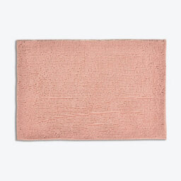 Allure Bath Fashions Chenille Bobble Bath Mat Non Slip 60 X 90Cm - Blush Pink