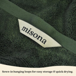Misona Ultra Soft Bamboo Bath Towel - Khaki - thumbnail 4