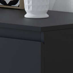 Fwstyle Stora Black 8 Drawer Chest (H) 99Cm (W) 110Cm (D) 40Cm - Extra Deep 14Cm Drawers - thumbnail 6