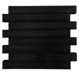 Woven Wood 1.4M Black Pine Raised Wooden Trough Planter - thumbnail 6