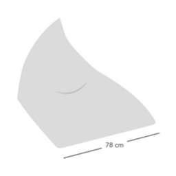 rucomfy Beanbags Rucomfy Indoor Or Outdoor Kids Water Resistant Humbug - Grey Beanbag Lounger - thumbnail 4