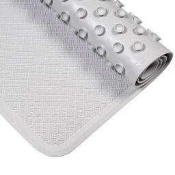 Croydex Ag181422 Hygiene-N-Clean Anti-Mircobial Medium Natural Rubber Bath Mat, 34 X 74 Cm, White - thumbnail 4