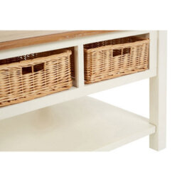 Orsina Natural And Cream Wood Coffee Table, Basket Drawer Chest Coffee Table, Contemporary Coffee Table With Storage - thumbnail 7