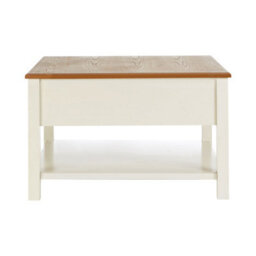Orsina Natural And Cream Wood Coffee Table, Basket Drawer Chest Coffee Table, Contemporary Coffee Table With Storage - thumbnail 3