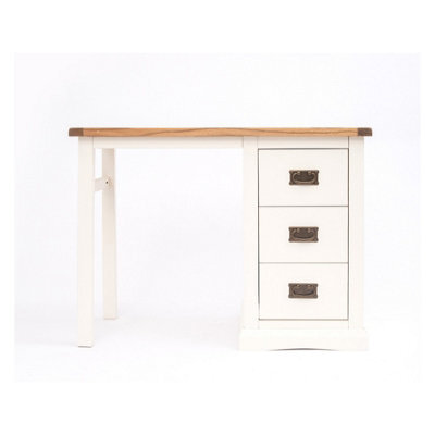 Cabinet Bits Cosenza 3 Drawer Desk - Dressing Table Brass Drop Handle - image 1