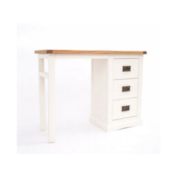 Cabinet Bits Cosenza 3 Drawer Desk - Dressing Table Brass Drop Handle - thumbnail 3