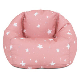 icon Kids Starry Skies Bean Bag Chair Pink Childrens Bean Bags - thumbnail 4