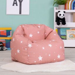 icon Kids Starry Skies Bean Bag Chair Pink Childrens Bean Bags - thumbnail 3