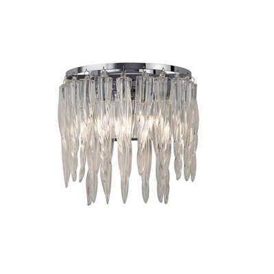 Luminosa Lighting Luminosa Tropez Wall Lamp 2 Light G9 Polished Chrome/glass - image 1
