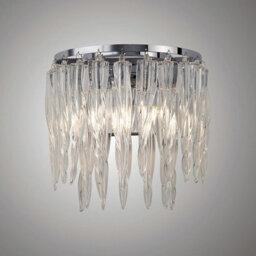 Luminosa Lighting Luminosa Tropez Wall Lamp 2 Light G9 Polished Chrome/glass - thumbnail 2
