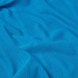 Homescapes Cotton Rajput Ribbed Teal Throw, 255 X 360 Cm - thumbnail 4