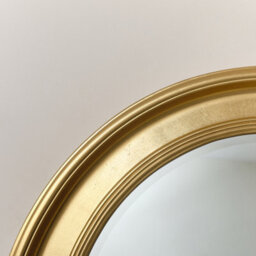 Melody Maison Large Round Gold Vintage Wall Mirror 80Cm X 80Cm - thumbnail 3