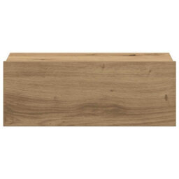 Berkfield Floating Nightstand Artisan Oak 40X32X15 Cm Engineered Wood - thumbnail 6