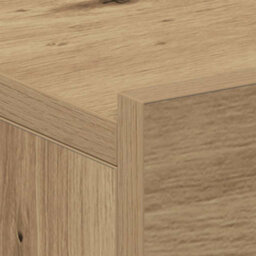 Berkfield Floating Nightstand Artisan Oak 40X32X15 Cm Engineered Wood - thumbnail 9
