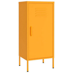 Vidaxl Storage Cabinet Mustard Yellow 42.5X35X101.5 Cm Steel - thumbnail 2