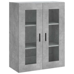 Berkfield Elegant Highboard Concrete Grey 69.5X34X180 Cm Engineered Wood - thumbnail 5