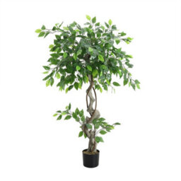 Living And Home Artificial Plant Indoor Plant House Plant Fake Banyan Tree In Black Pot 120 Cm - thumbnail 2