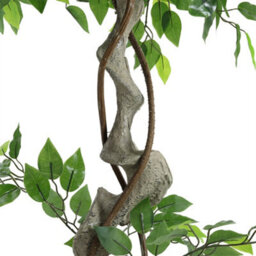 Living And Home Artificial Plant Indoor Plant House Plant Fake Banyan Tree In Black Pot 120 Cm - thumbnail 3