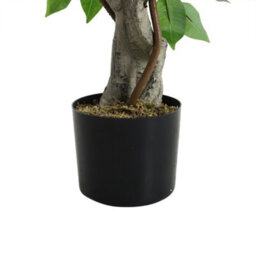 Living And Home Artificial Plant Indoor Plant House Plant Fake Banyan Tree In Black Pot 120 Cm - thumbnail 4